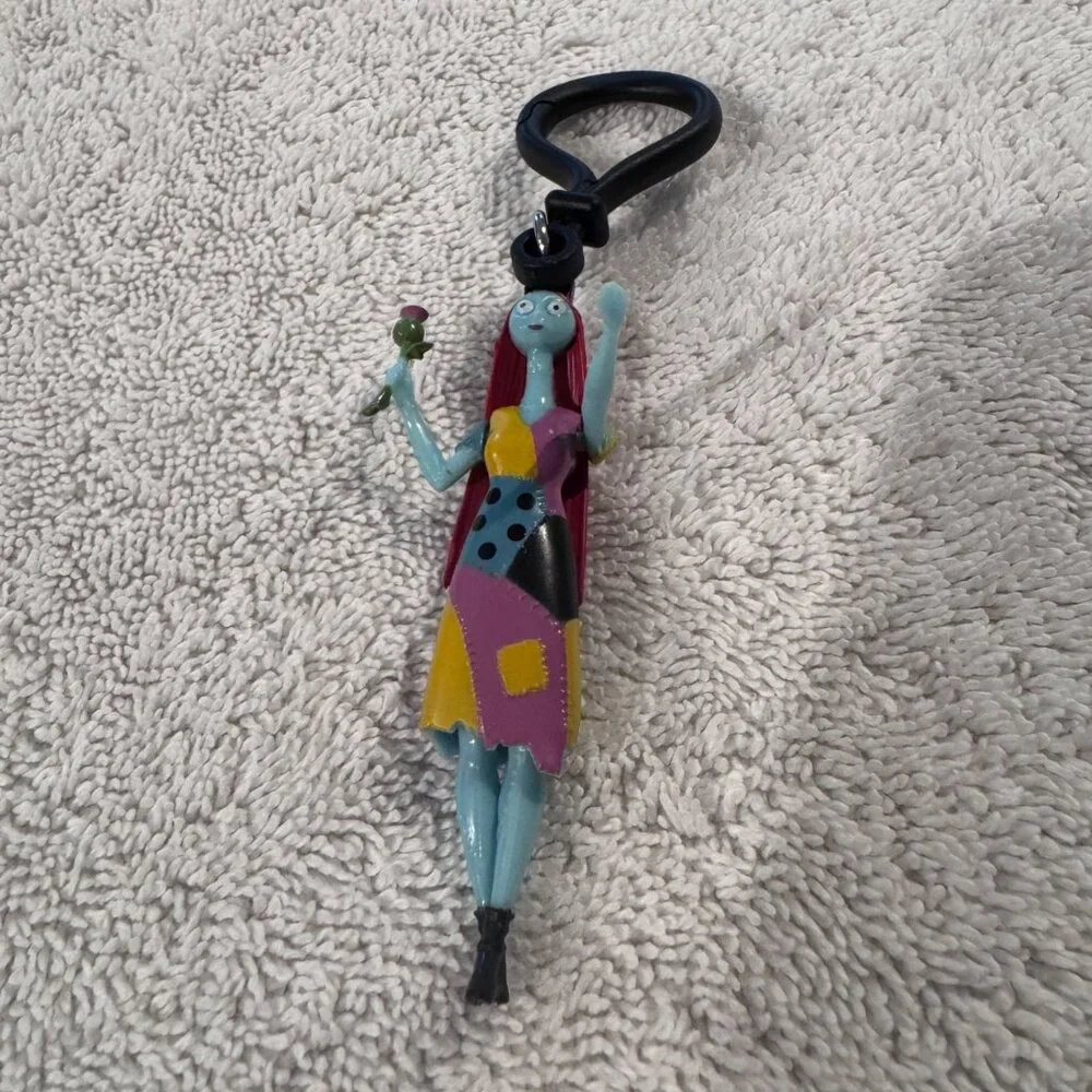 Disney The Nightmare Before Christmas Chibi In Motion Sally figure keychain.